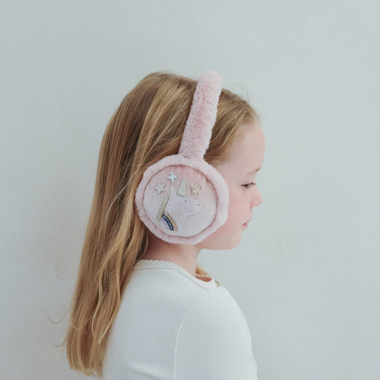 Pink Unicorn Earmuffs