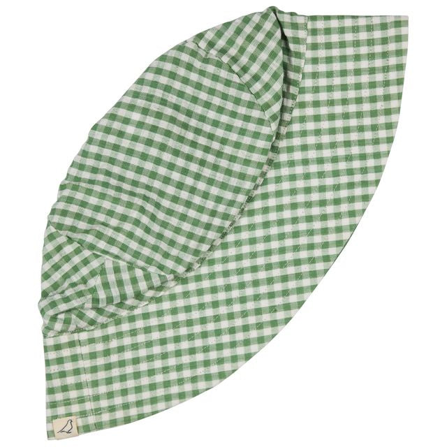 Reversible Sun Hat Seersucker Check - Green