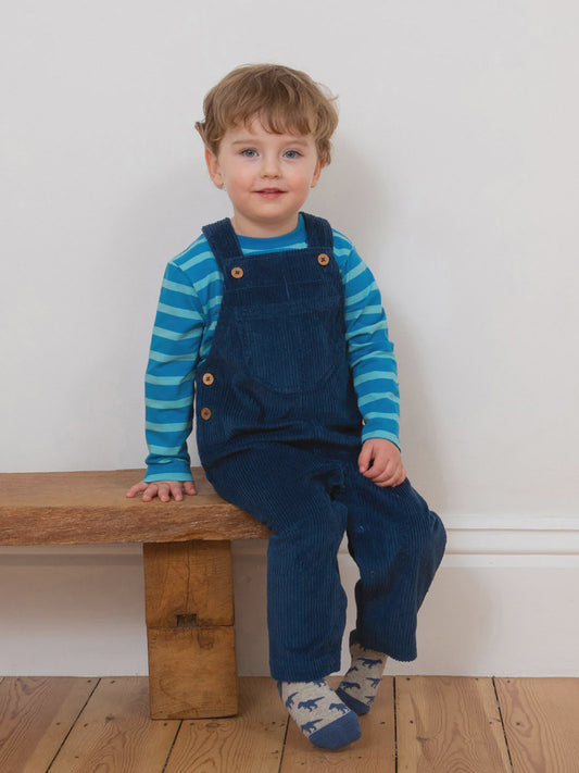 Jumbo Cord Dungarees (GOTS)