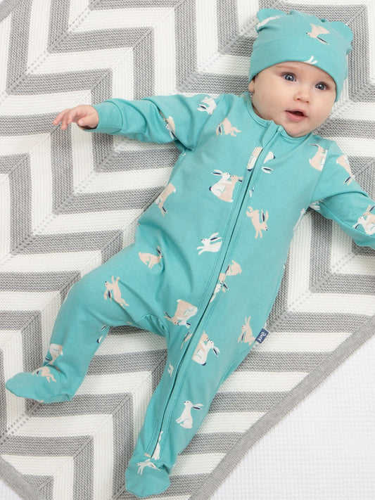 Hare Hug Sleepsuit (GOTS)
