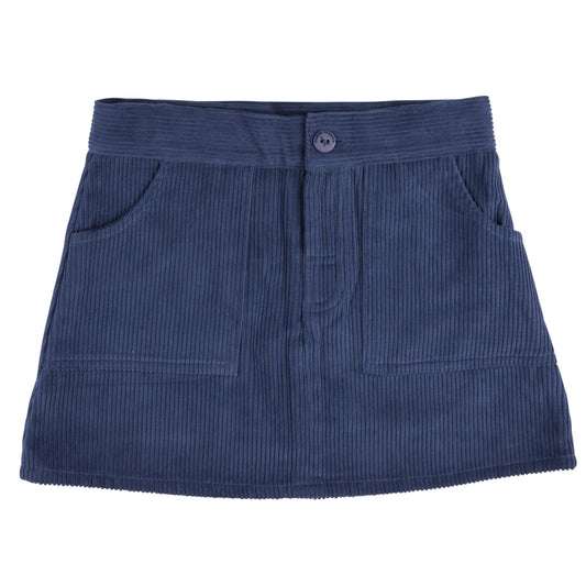 Cord Skirt - Night Blue