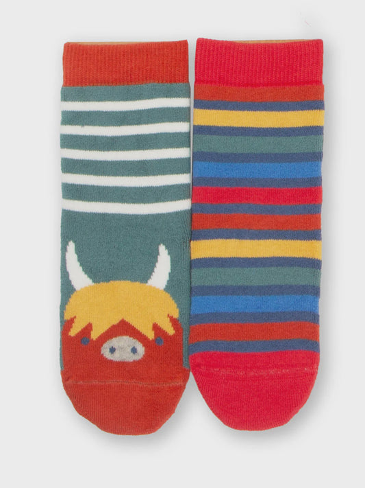 Lunar Ox Grippy Socks