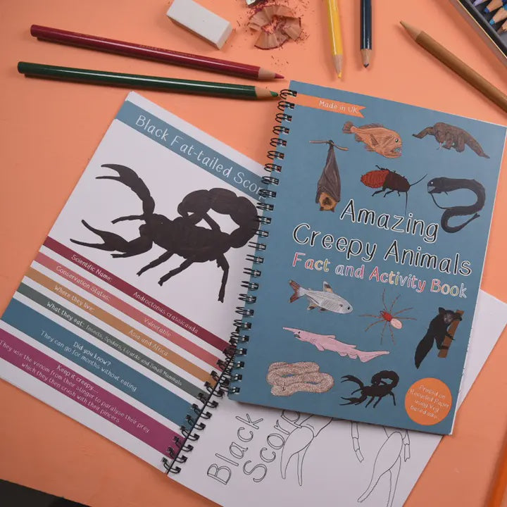 Amazing Creepy Animals Fact & Activity Book