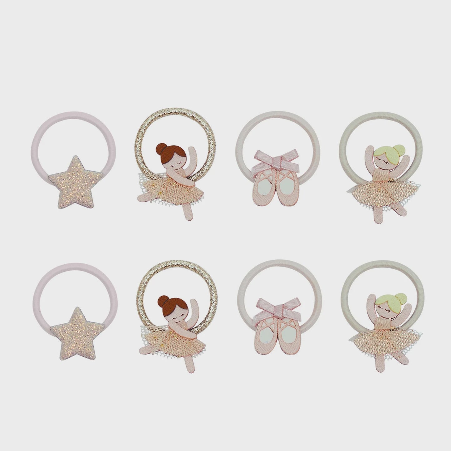 Ballerina Mini Hair Ties - Neutral