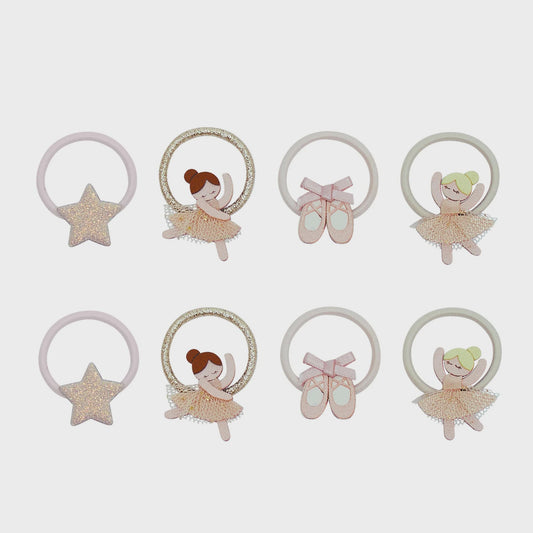 Ballerina Mini Hair Ties - Neutral