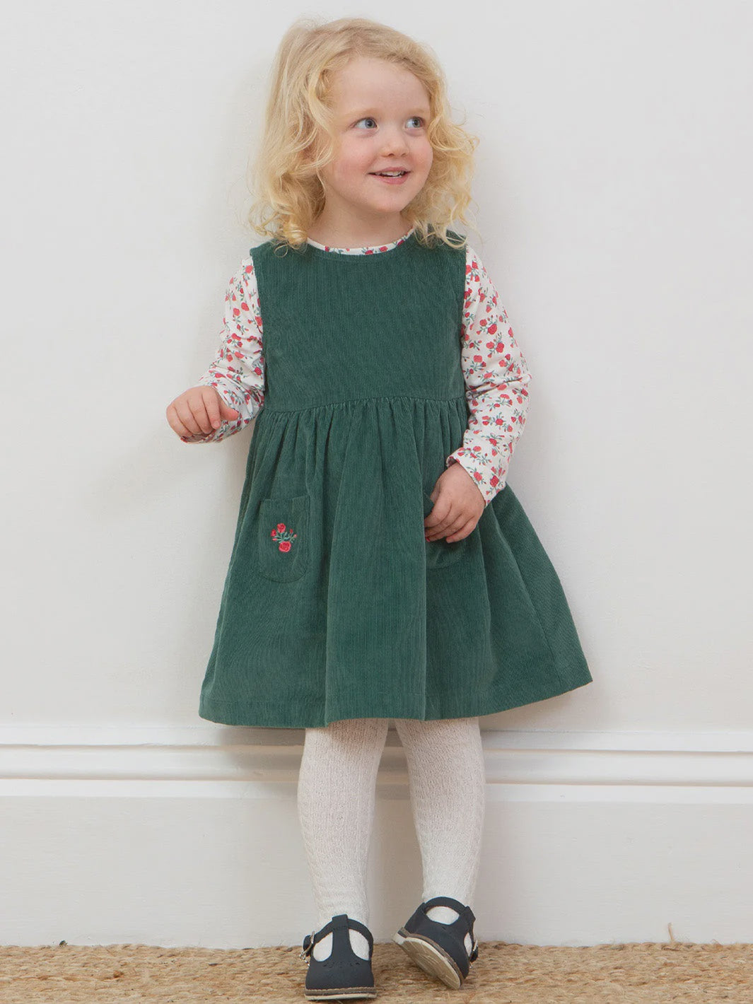 Cable Tights Off White (GOTS)