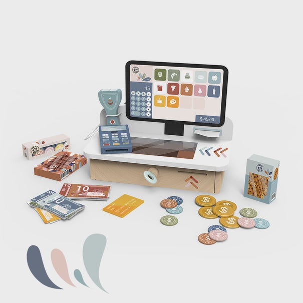 Wooden Cash Register