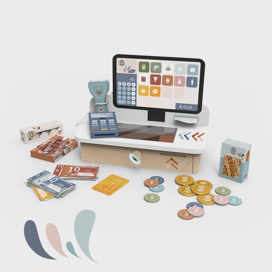 Wooden Cash Register