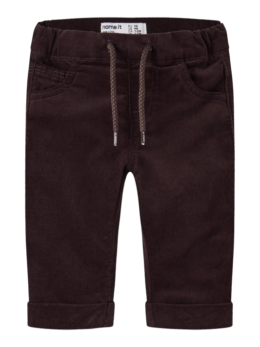 Cord Trousers - Chocolate Plum