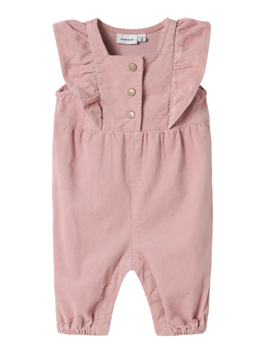 Corduroy Dungaree - Pink