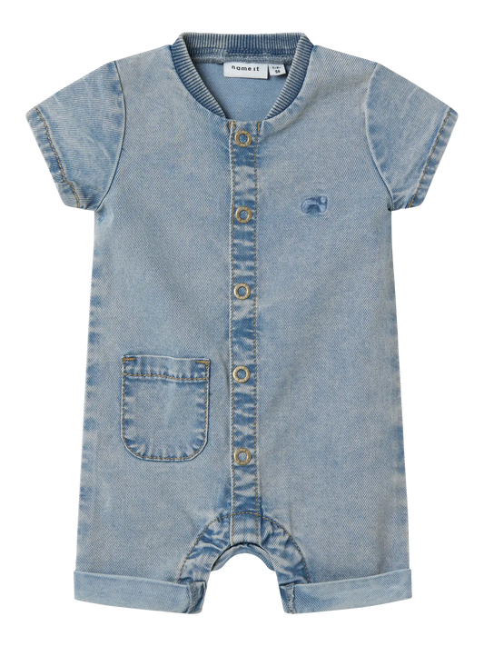 Denim Romper