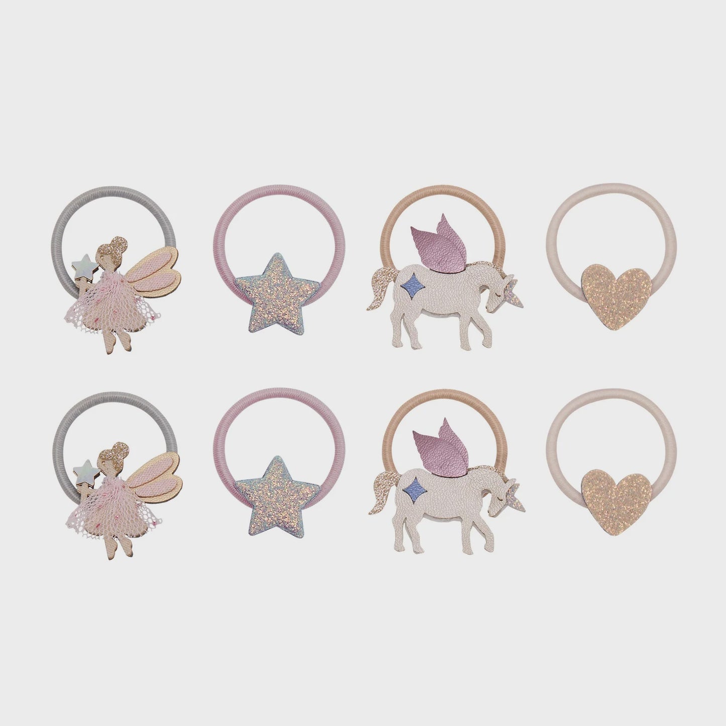 Dreamy Fairy Mini Hair Ties - Pink