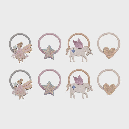 Dreamy Fairy Mini Hair Ties - Pink
