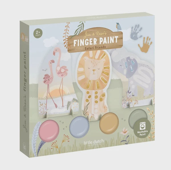 Finger Paint Set Safari