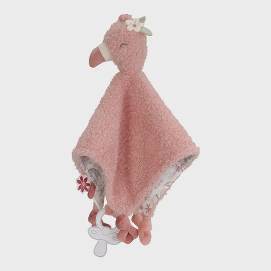 Cuddle Cloth - Flamingo - Safari Friends