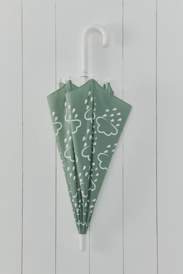 Colour Revealing Umbrella - Olive Green