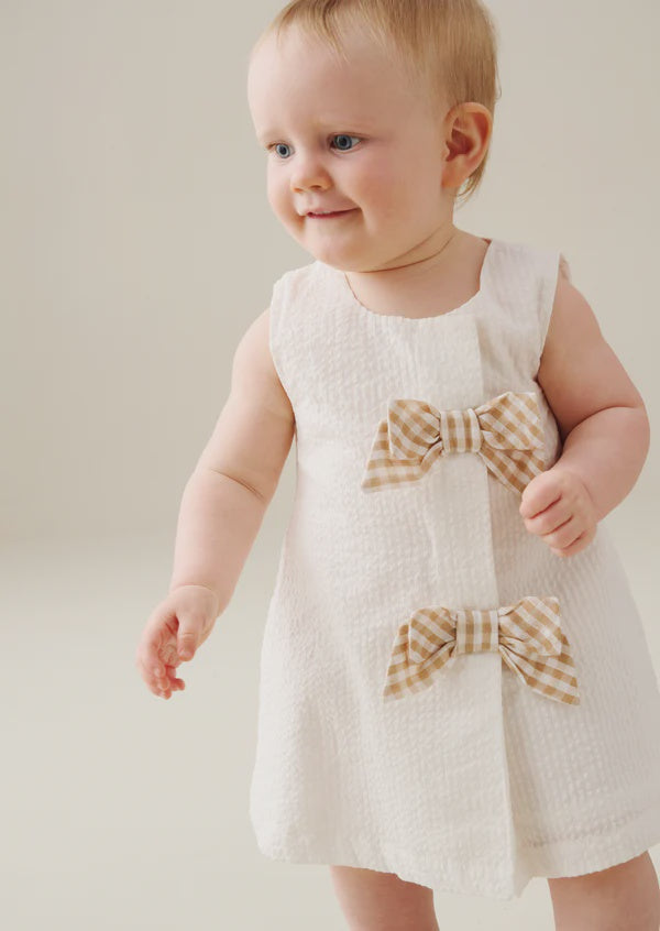 Gingham Bow Dress & Bloomer
