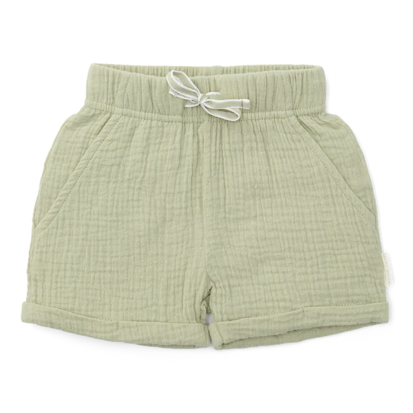 Sage Green Muslin Top and Short Set