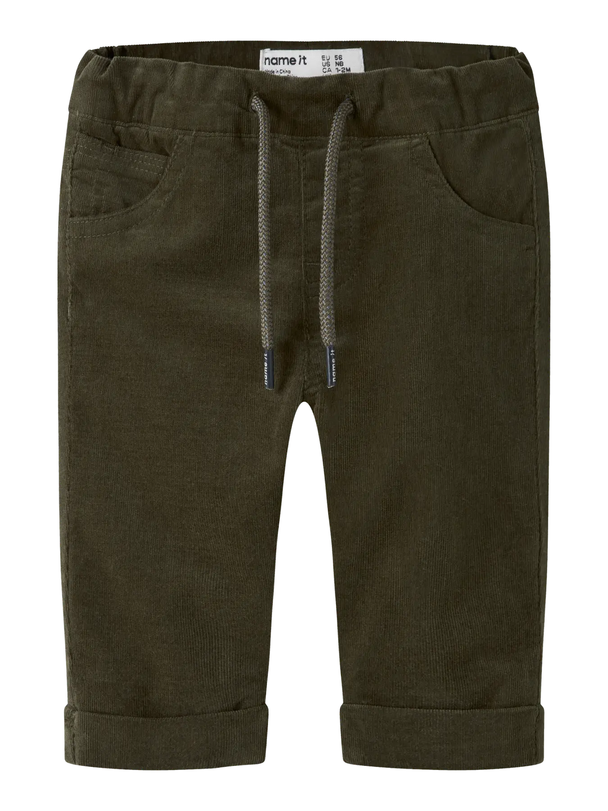 Cord Trousers - Olive Night