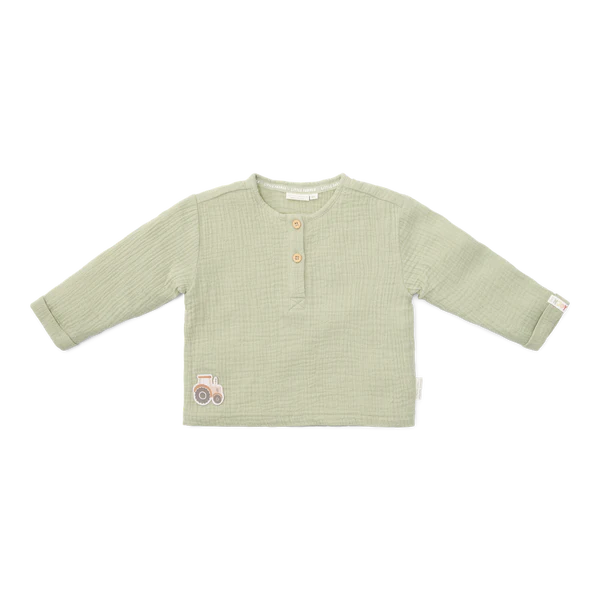 Sage Green Muslin Top and Short Set