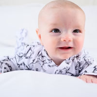 Hare Print Sleepsuit