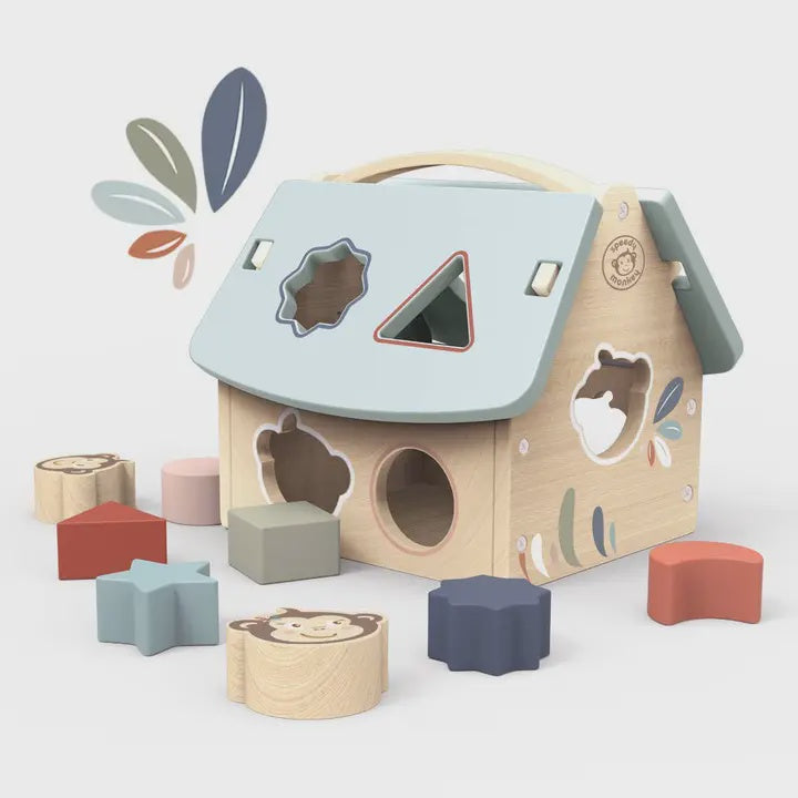 Wooden House Shape Sorter
