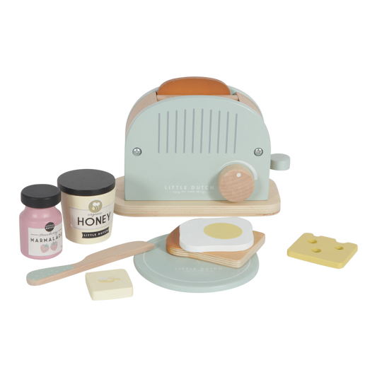 Wooden Toaster Set - 10 pieces