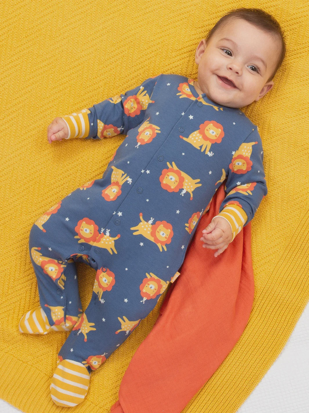 Lion & Mouse Sleepsuit (GOTS)