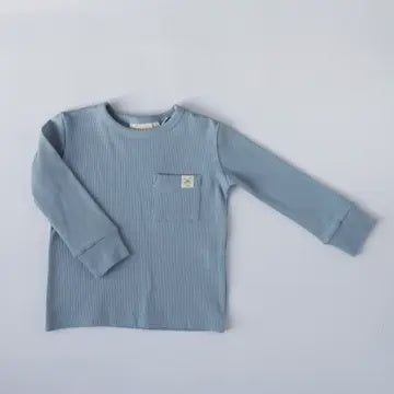 Long Sleeve Top - Slate Blue