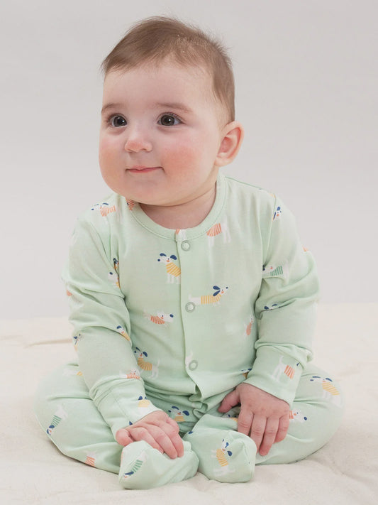 Lucky Pups Sleepsuit (GOTS)