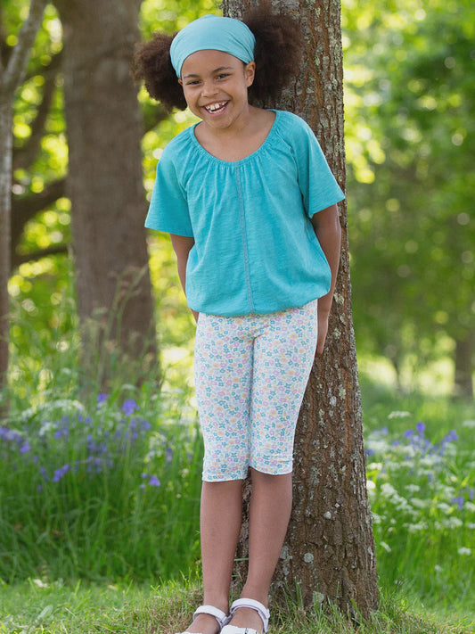 Meadow Ditsy Pedal Pushers (GOTS)