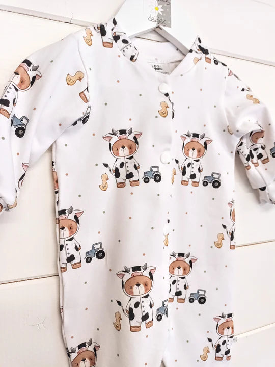 Moo Bear Sleepsuits