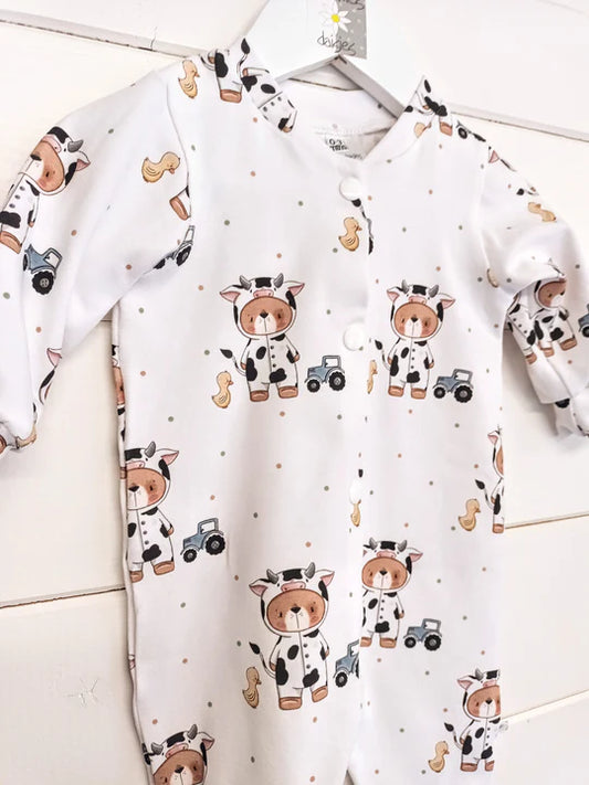 Moo Bear Sleepsuits