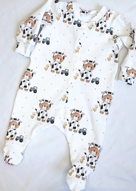 Moo Bear Sleepsuits