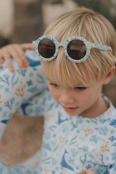 Sunglasses Round - Ocean Dreams Blue