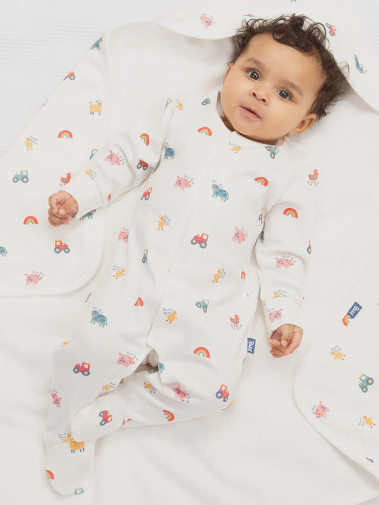 Old MacDonald Sleepsuit (GOTS)