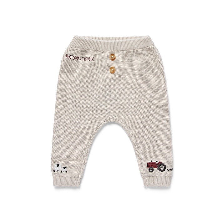 Knitted On the Farm Joggers