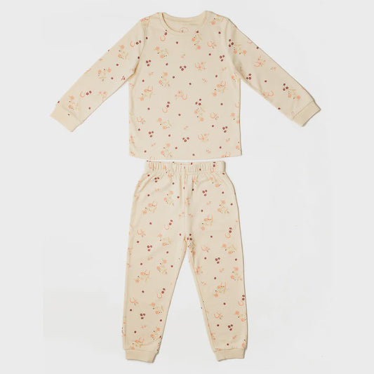 Organic Cotton Pyjamas - Horseshoe Floral
