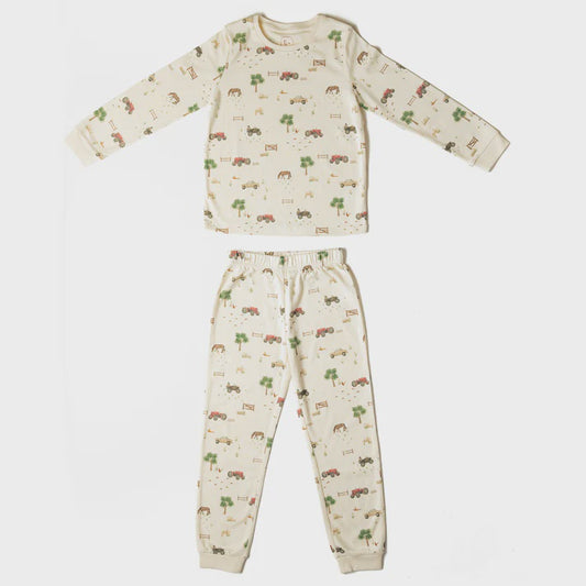 Organic Cotton Pyjamas - Farm Print