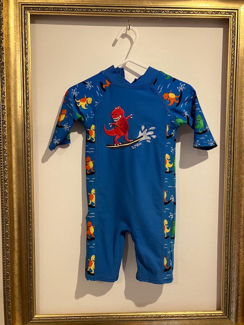 Pre-loved JoJo Dino Swimsuit 6-12m