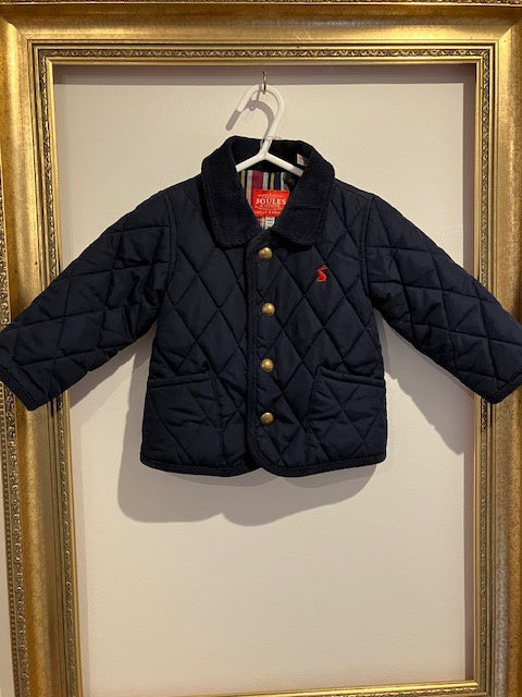 Pre-loved Joules Quilted Jacket 6-9m