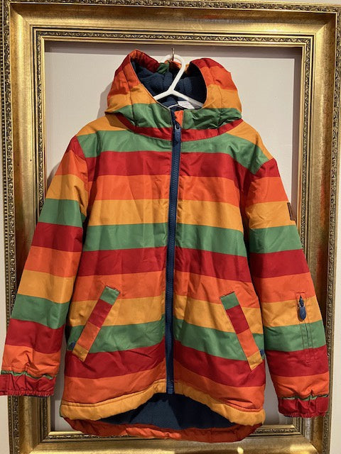 Pre-Loved Kite Striped Coat - 7y