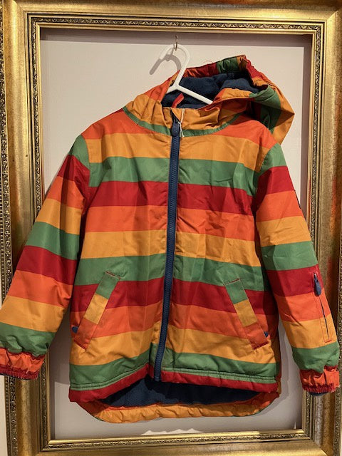 Pre-Loved Kite Striped Coat - 5y