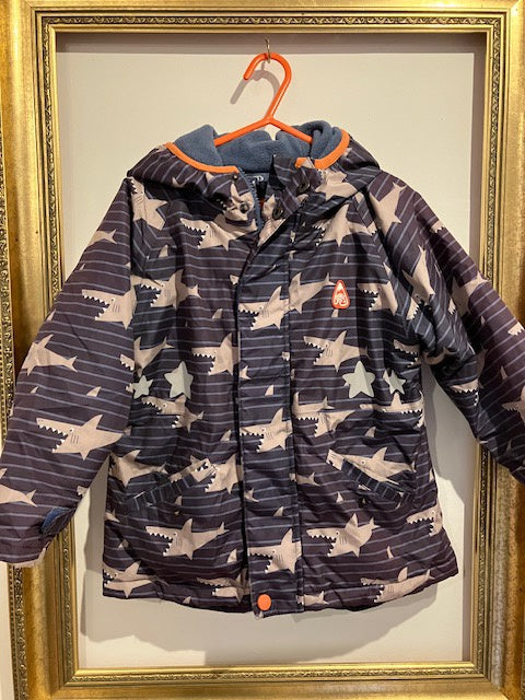 Pre-Loved Frugi Shark Coat - 3-4y