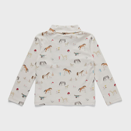 Pony Polo Neck Top