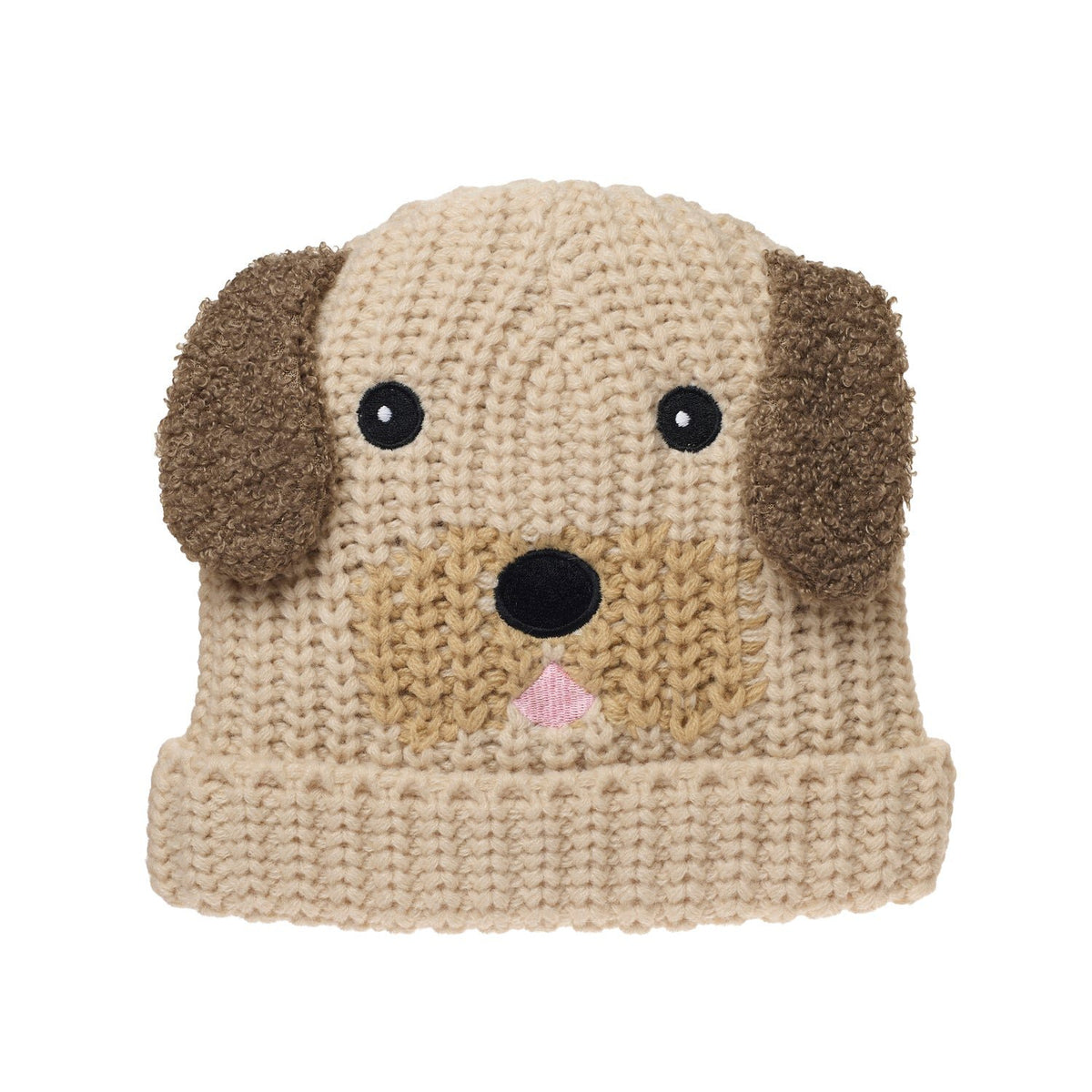 Puppy Knitted Hat - 3-6 years