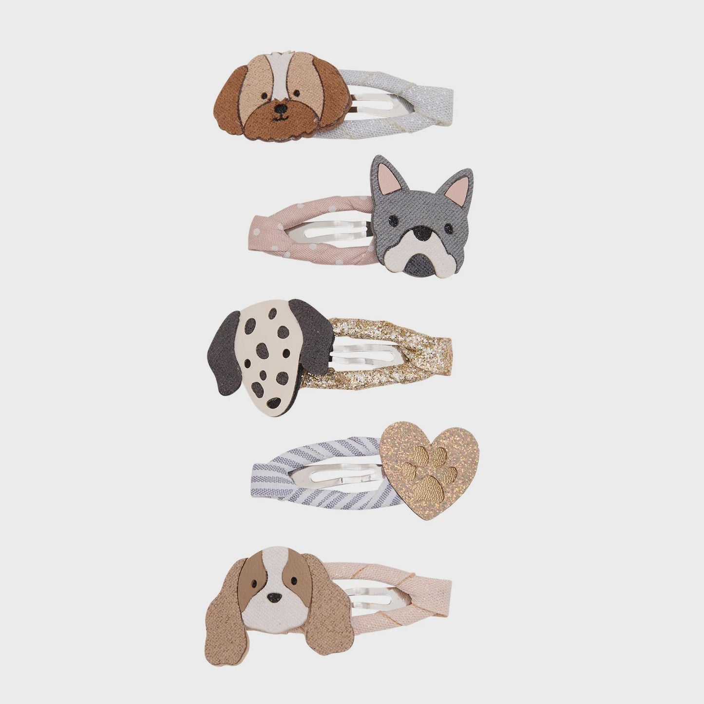 Puppy Love Mini Clips - Neutral