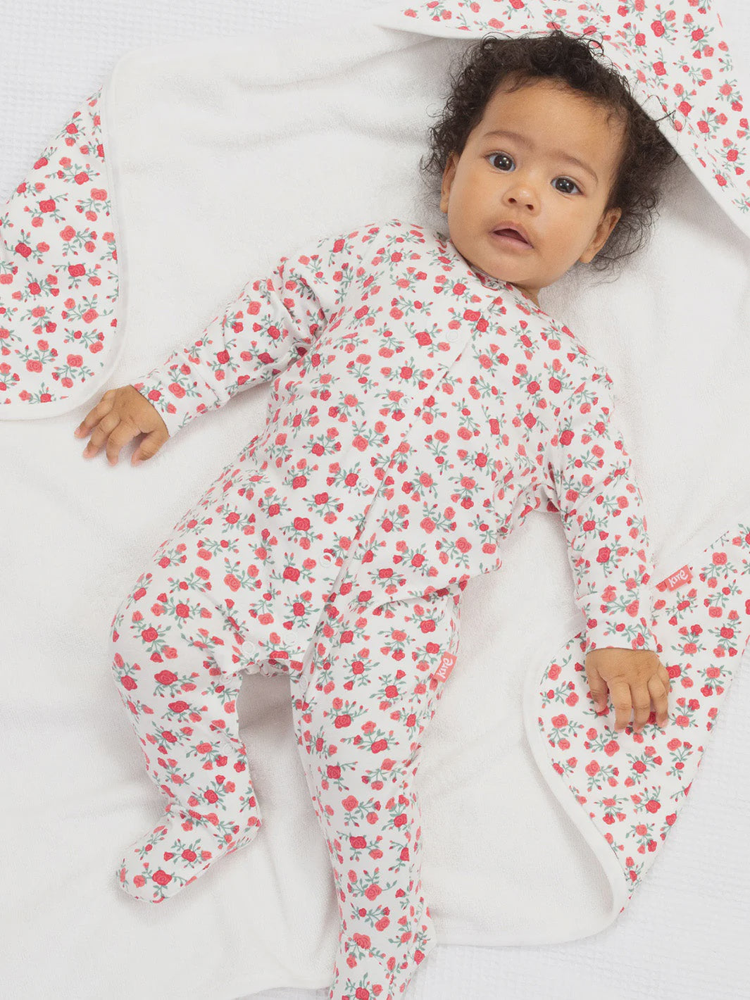 Rosey Posey Sleepsuit (GOTS)