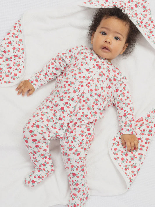 Rosey Posey Sleepsuit (GOTS)