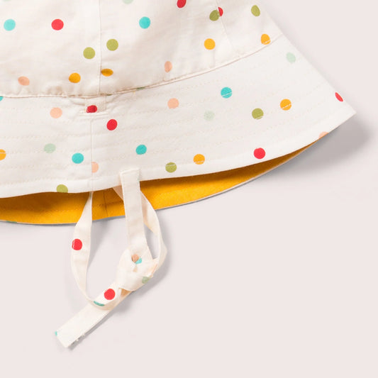 Rainbow Spots Reversible Sun Hat